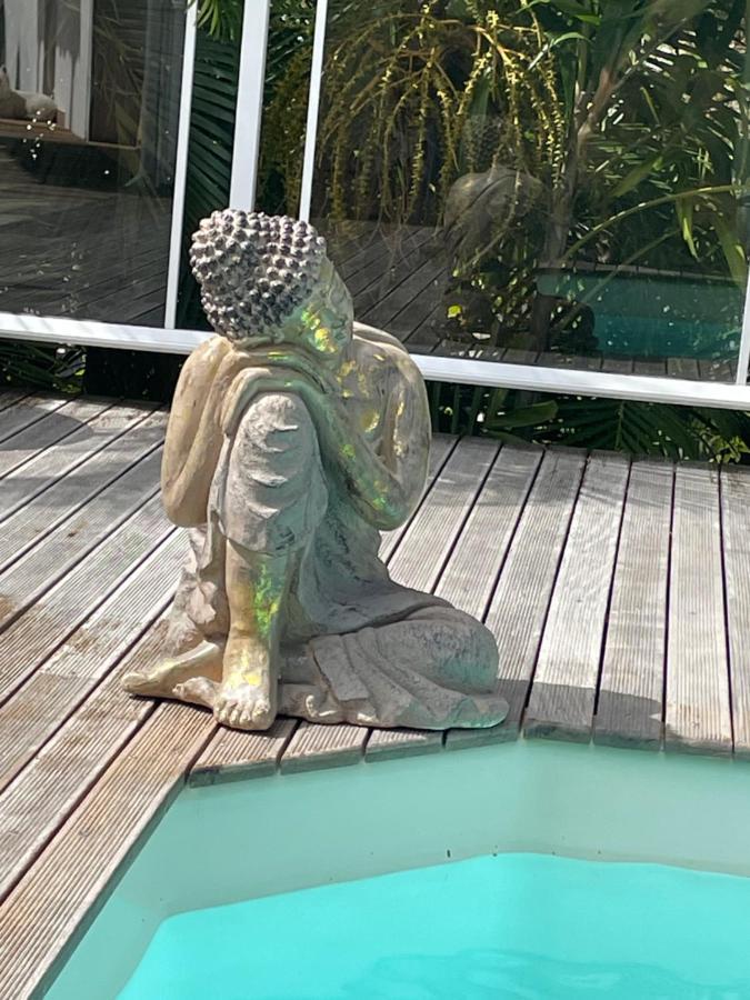 סן-פרנסואה Villa Ste Marthe Avec Piscine, Grande Terrasse, Jardin Intime Et Citerne D'Eau מראה חיצוני תמונה